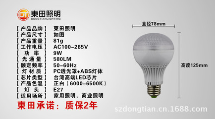【專業(yè)優(yōu)質(zhì)精品高亮大功率9wled球泡燈防潮高精度恒流LED節(jié)能燈泡】?jī)r(jià)格,廠家,圖片,LED球泡燈,61條